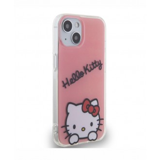 Hello Kitty IML Daydreaming Logo Zadní Kryt pro iPhone 13, růžová