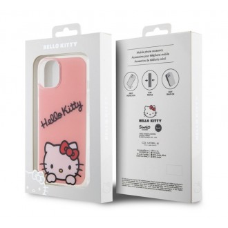 Hello Kitty IML Daydreaming Logo Zadní Kryt pro iPhone 13, růžová