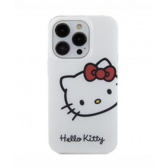 Hello Kitty IML Head Logo Zadní Kryt pro iPhone 13 Pro, bílá