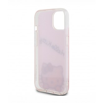 Hello Kitty IML Daydreaming Logo Zadní Kryt pro iPhone 15, růžová