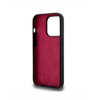 Hello Kitty Liquid Silicone Daydreaming Logo Zadní Kryt pro iPhone 15 Pro, černá