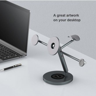 Nillkin SnapBranch Modular Device Station All-in-One Space, šedá
