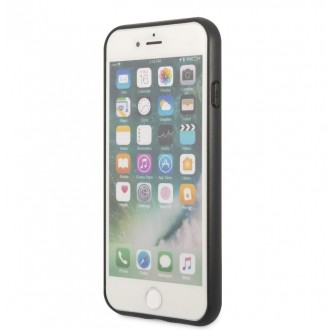Guess PU 4G Metal Logo Zadní Kryt pro iPhone 7/8/SE2020/SE2022, šedá