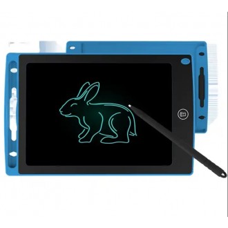 DeTech Dětská kreslící podložka - Kids LCD Drawing board K8, 8.5", - modrá