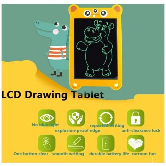 DeTech Dětská kreslící podložka - Kids LCD Drawing board K6, 8.5", - rozdílné barvy