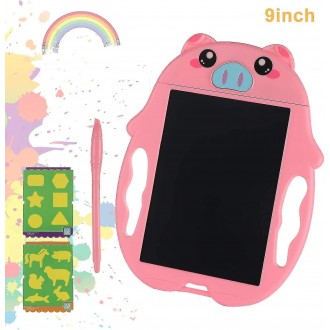 DeTech Dětská kreslící podložka - Kids LCD Drawing board K2, 9", - růžová