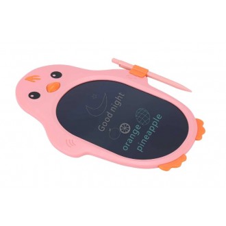 DeTech Dětská kreslící podložka - Kids LCD Drawing board K5, 9", - růžová