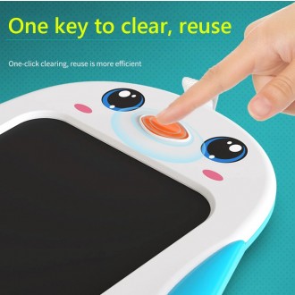 DeTech Dětská kreslící podložka - Kids LCD Drawing board K1, 9", - modrá