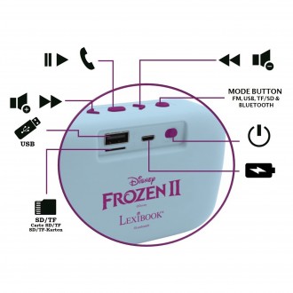 Přenosný reproduktor Disney Frozen Bluetooth