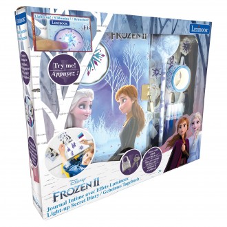 Elektronický svítící tajný deník Disney Frozen II s příslušenstvím