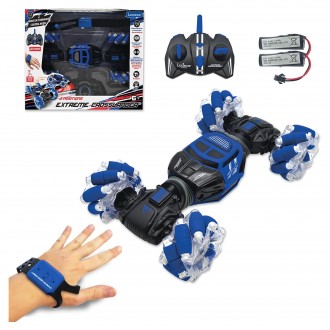 Kaskadérské auto Extreme Crosslander s pohybovým ovládáním a extra nabíjecí baterií