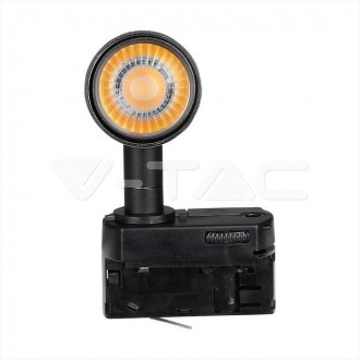 V-TAC LED Lištové svítidlo 7W-700Lm-SAMSUNG Chip-černé Barevná teplota (К): Neutrální bílá 4000K VT-407