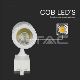 V-TAC Kolejnicové LED svítidlo 35W-bílé-3100Lm-VT-4536 Barevná teplota (К): Neutrální bílá 4000K VT-4536