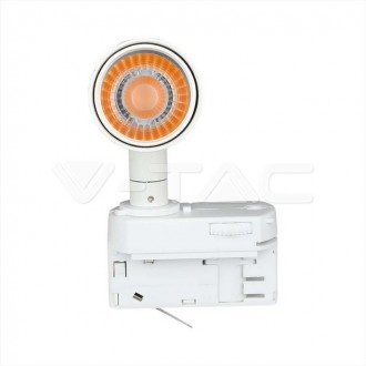 V-TAC LED kolejnicové TRACK svítidlo 15W-1500 lm-bílé-VT-415 Barevná teplota (К): Teplá bílá 3000K VT-415