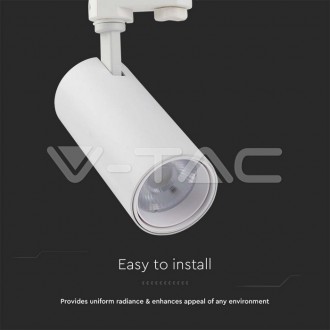 V-TAC LED kolejnicové svitídlo 30W 3v1 | SKU8142 | VT-47030-bílé VT-47030
