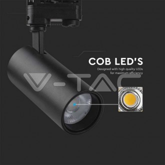 V-TAC 30W LED Koljnicové svitídlo 3v1-SKU8078 | VT-47030-černé VT-47030