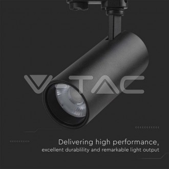 V-TAC 30W LED Koljnicové svitídlo 3v1-SKU8078 | VT-47030-černé VT-47030