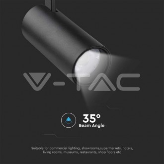 V-TAC 30W LED Koljnicové svitídlo 3v1-SKU8078 | VT-47030-černé VT-47030