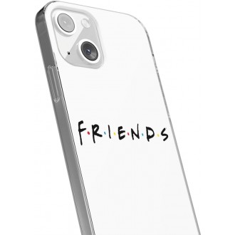 DC Comics Back Case Friends 002 iPhone 14 Pro, bílá