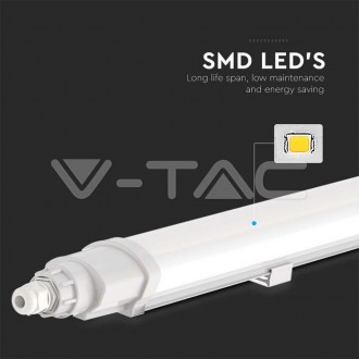 V-TAC Vodotěsná LED lampa L-SERIES 1200mm 36W 4000K Propojitelná 23083