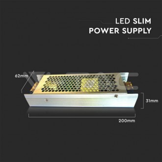 V-TAC Napájecí zdroj pro LED pásky 150W-6,5A-24V-IP20-kovový VT-20153