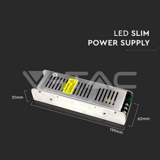 V-TAC Napájecí adaptér-smývatelní-100W-12V-8.5A-IP20 VT-20101D