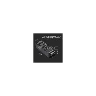 V-TAC LED dálkový ovladač+ stmívač-14 tlačítek-300W-25A-VT-2414 VT-2414