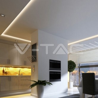 V-TAC LED pásek 18W-12V-3000LM/M-IP20-SMD2835 barevná teplota (К): denní bílá / 4000K VT-2835