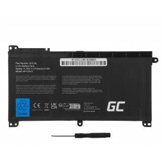 GreenCell Green Cell BI03XL Baterie pro notebooky HP Pavilion x360 - 2700mAh