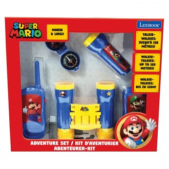 Dobrodružná sada Super Mario s vysílačkami, dalekohledem a kompasem