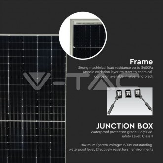 V-TAC Mono solární panel 545W - 2279x1134x35m[11354] VT-545