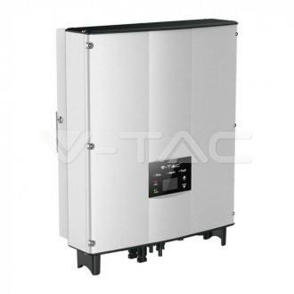 V-TAC 5kW on-grid solární invertor LCD displej DC spínač jednofázový IP65[11370] VT-6605105