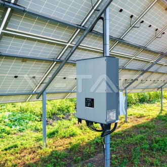 V-TAC 5kW on-grid solární invertor LCD displej DC spínač jednofázový IP65[11370] VT-6605105