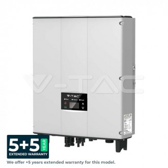 V-TAC 5kW on-grid solární invertor LCD displej DC spínač jednofázový IP65[11370] VT-6605105