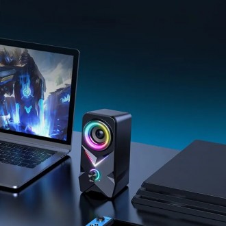 DeTech Onikuma L2 USB Reproduktory, 2x5W - černá