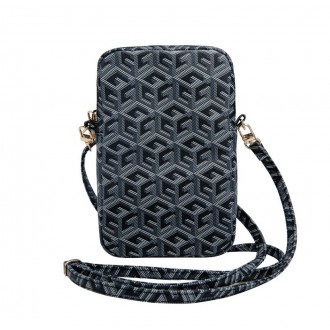 Guess PU G Cube Wallet Phone Bag Zipper, černá
