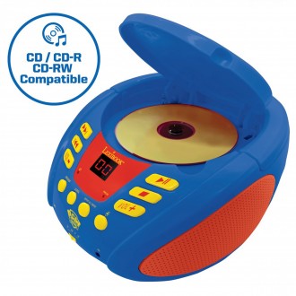 Přenosný Bluetooth CD přehrávač Tlapková patrola se světelnými efekty