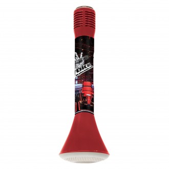 Bezdrátový karaoke mikrofon The Voice s vestavěným reproduktorem a světelnými efekty