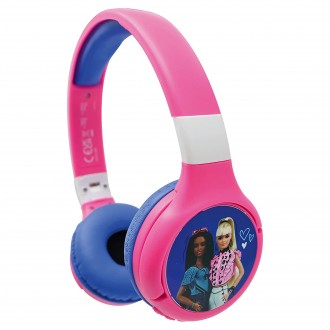 Skládací bezdrátová sluchátka Barbie