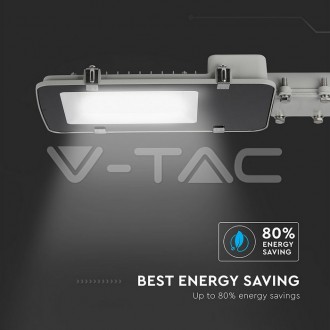 V-TAC LED veřejné osvětlení 100W-IP65-4000K-šedé tělo-VT-100ST-SAMSUNG ČIP VT-100ST
