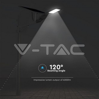 V-TAC Pouliční Solární osvětleni 300W-6400K-IP65V-SKU20341-Bílé tělo VT-ST303