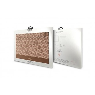Guess PU G Cube Computer Sleeve 16" Brown