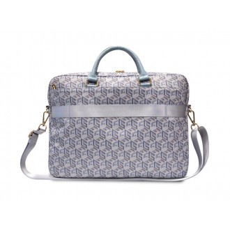 Guess PU G Cube Computer Bag 15/16" Blue
