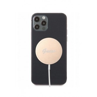 Guess 15W Magnetická Bezdrátová Nabíječka Gold