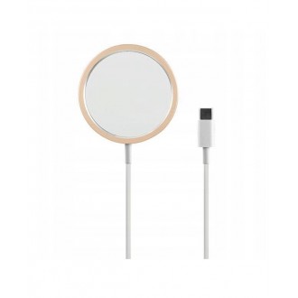 Guess 15W Magnetická Bezdrátová Nabíječka Gold