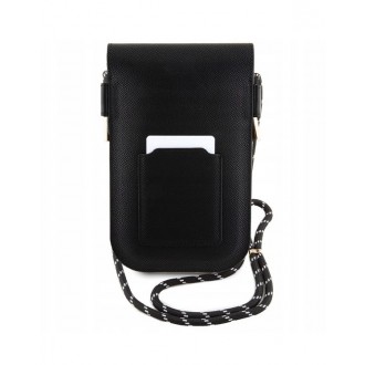 Hello Kitty Leather Hiding Kitty Phone Bag Black