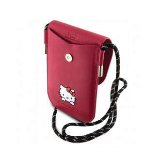 Hello Kitty Leather Daydreaming Phone Bag Pink