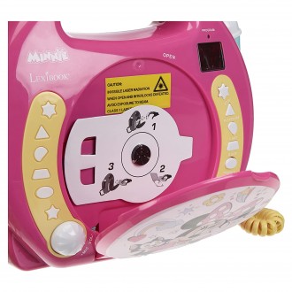 Přenosný CD přehrávač Disney Minnie se 2 mikrofony