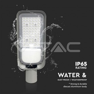 V-TAC 100W LED pouliční světlo s držákem adaptéru-šedé-VT-150100ST Barevná teplota (К): Neutrální bílá 4000K VT-150100ST