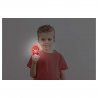 Designové noční světlo LED 3D Spider-Man 13 cm